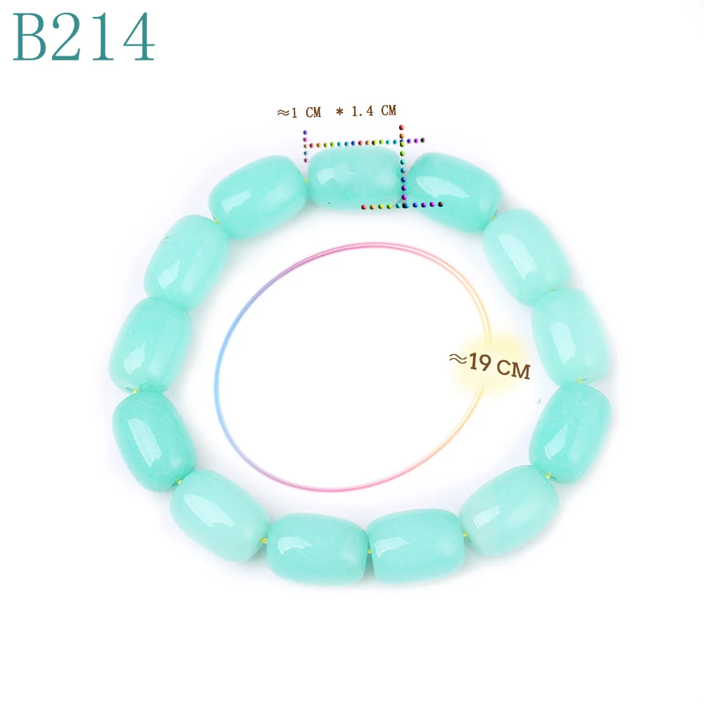 Amazonite Yumten бисерные браслеты удача драгоценные камни бисер натуральный камень модные аксессуары мощный Кристалл женские массивные ювелирные изделия чакра рейки - Окраска металла: Amazonite