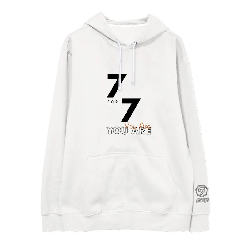 Толстовка ALIPOP Kpop GOT7 7FOR7 You Are альбом хлопковые толстовки в стиле хип-хоп с