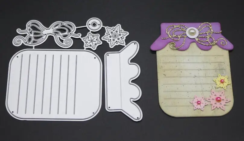 8.9X10.2cm YINISE штампы скрапбук металлические Вырубные штампы для трафареты для скрапбукинга шнурки карточки-украшения для альбомов тиснение папки высечки - Цвет: 8.9X10.2cm