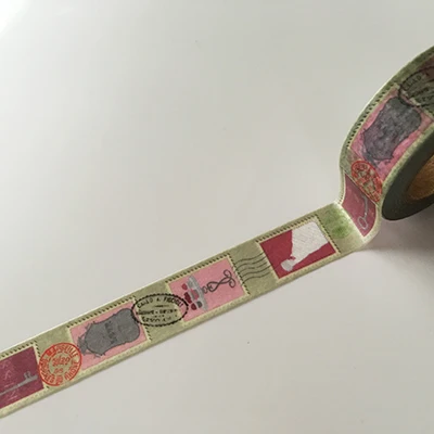 655 Jiataihe винтажная васи лента винтажная Эйфелева башня DIY декоративная Скрапбукинг планировщик Маскировочная лента клейкая лента этикетка наклейка s - Цвет: 655
