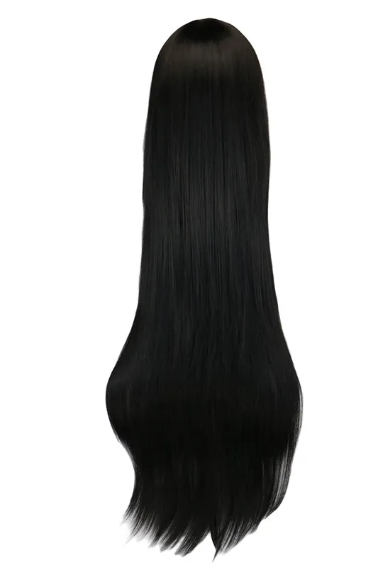 QQXCAIW Long Straight Party Cosplay Black 40