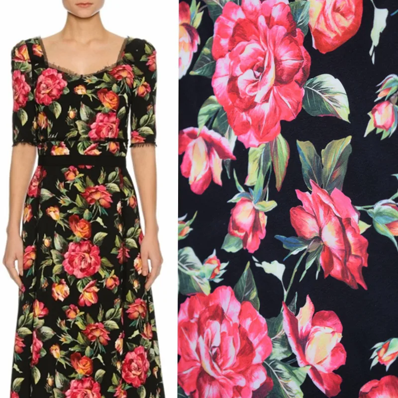 Розовая Цифровая живопись эмуляция шелк Снежинка атласная плюшевая ткань для