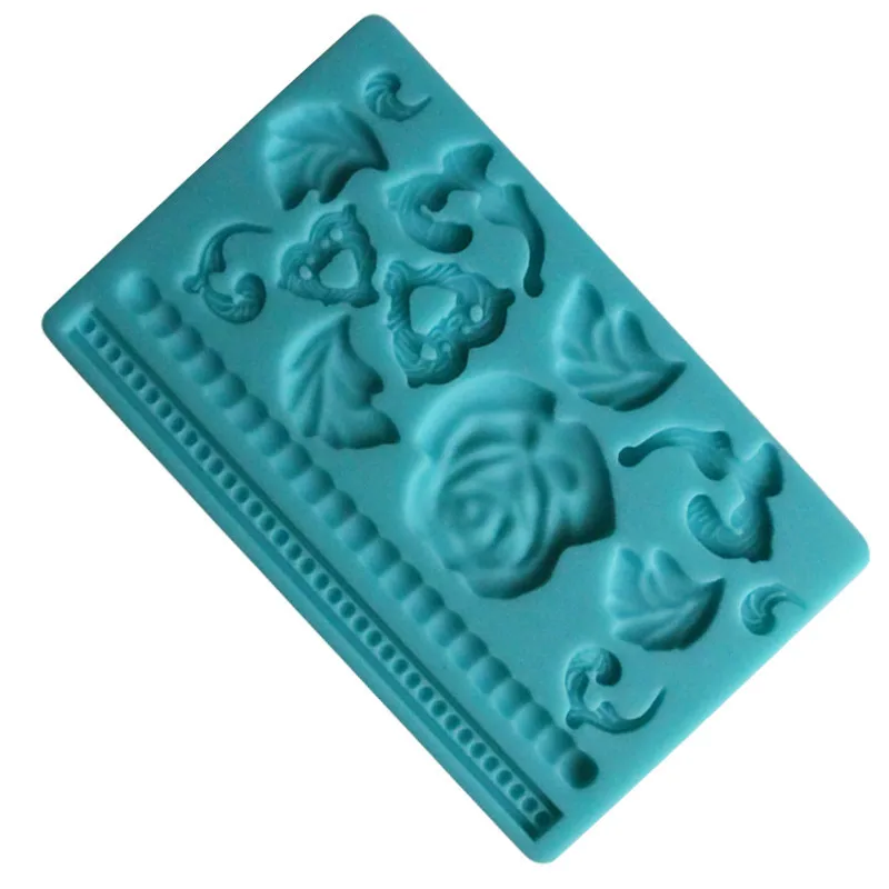 Формы для цветочных листьев 3d Diy практичная силиконовая форма украшения тортов