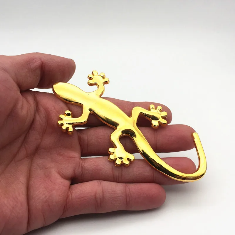 Хромированный 3d значок Gecko из цинкового сплава наклейка украшение для мотоцикла