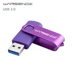 USB-флеш-накопитель WANSENDA 3,0, вращающийся, 25612864321684 ГБ, Cle USB флеш-накопитель