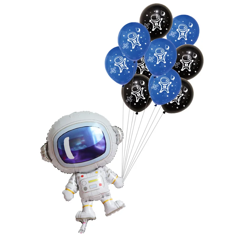 Воздушные шары в виде астронавта на тему Галактики декор для детского праздника