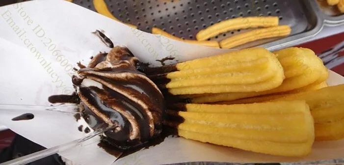 Витринный аппарат churro из нержавеющей стали 220 В с подогревом пищи и подносом для