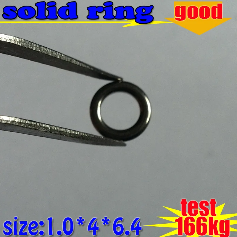 2016only fishlures 30pcs/lot fishing solid ring size 1.0*4*6.4mm 304 stainless steel test 166kg | Спорт и развлечения