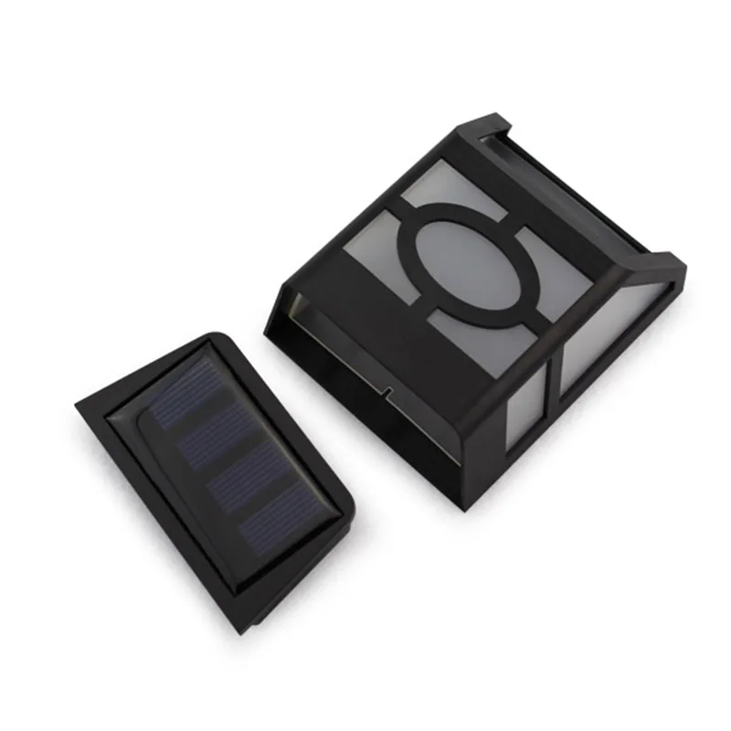 Солнечные 2 LED Пейзаж Настенный светильник Водонепроницаемый клетку украшение