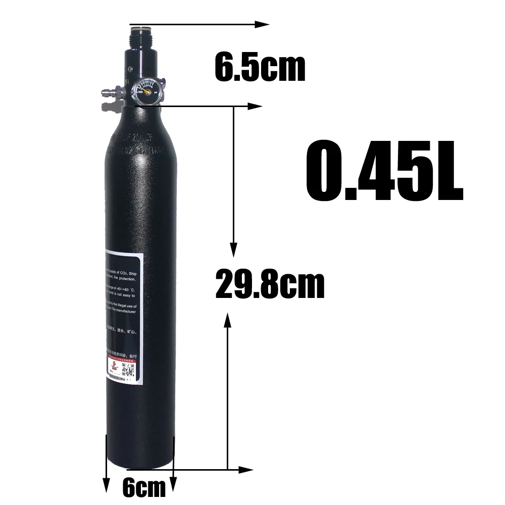 PCP Пейнтбол Airforce страйкбол Дайвинг HPA цилиндр M18x1.5 0,2/0,35/0.45L воздушный флакон сплав бак с регулятором 4500psi/3000psi