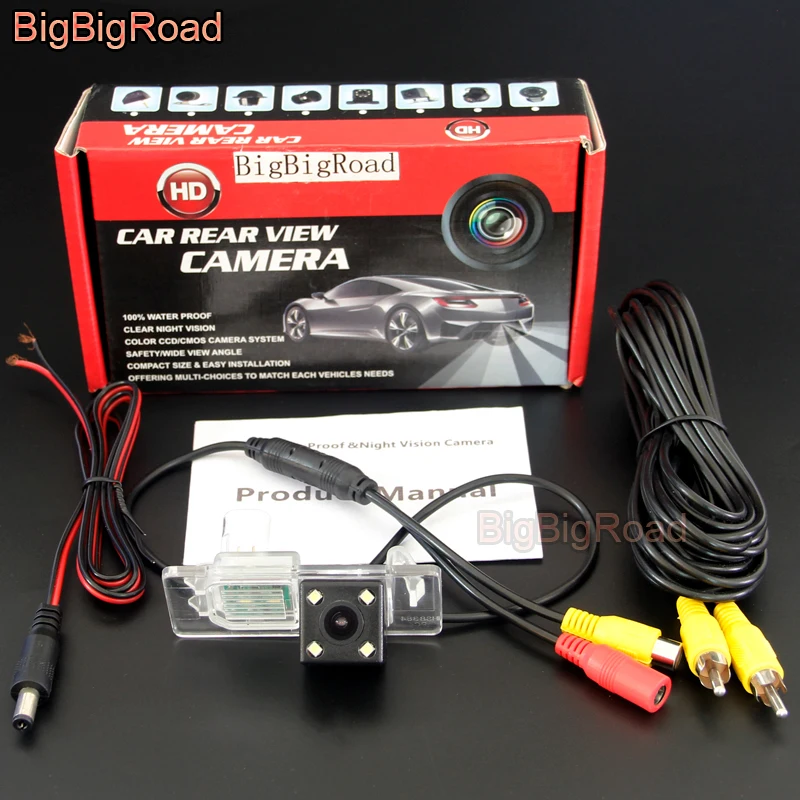 

BigBigRoad For Land Rover Discovery 5 L462 Sport 2014-2018 For Jaguar XE XFL F-PACE 2016 Car Rear View Backup Parking CCD Camera