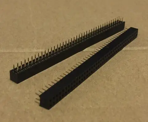 10 шт. 2 мм 2x40 40 штифтов 2x40pin 80pin двухрядный 0 Шаг прямая игла женский штыревой штырь
