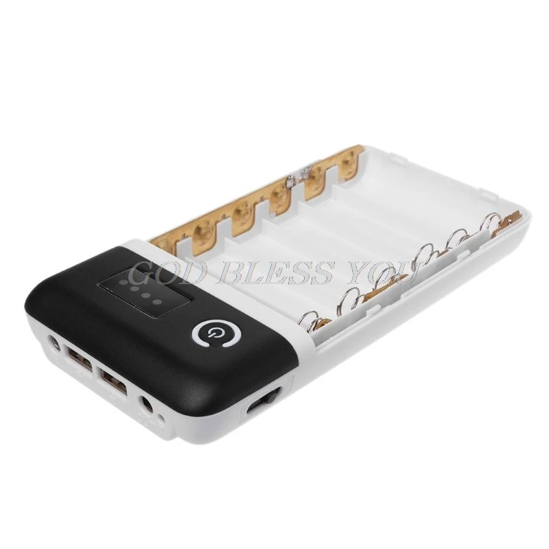 Блок питания с двумя USB-портами QC 3 0 6x18650 9 в пост. Тока 12 В | Мобильные телефоны и
