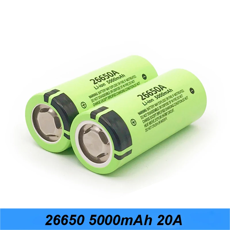 batterie 26650 5000mah battery for screwdriver and electronic cigarette 3.7v 20amps fit flashlight power bank a14 |