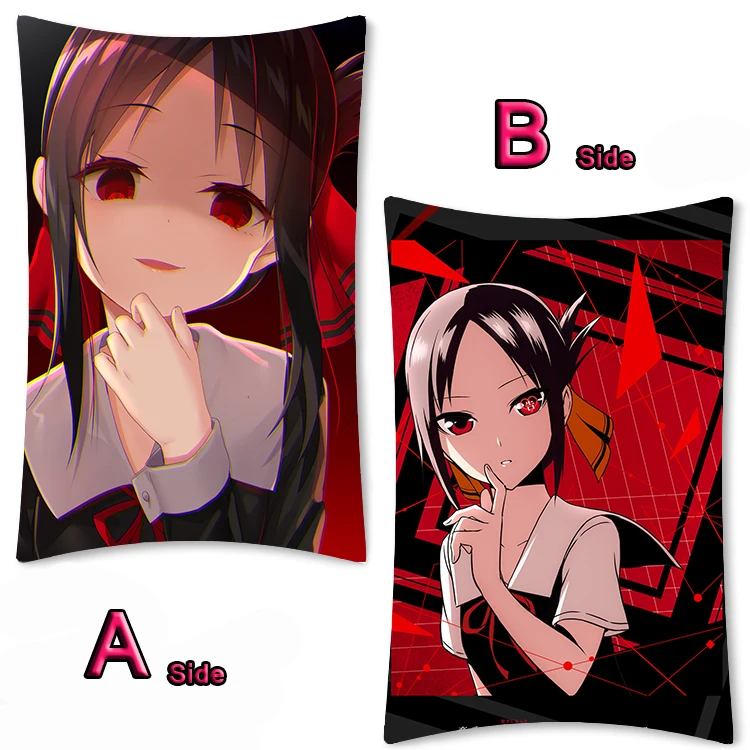 Аниме Kaguya-sama: Love Is War Shinomiya Kaguya Fujiwara Chika Dakimakura длинная подушка для объятий Чехол Наволочка 2WAY 35x55 см