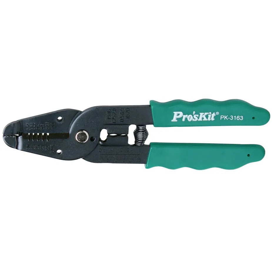 Бесплатная доставка pro'skit 8pk-3163 7 в 1 инструмент для AWG 30 28 26 24 22 Обжимные Щипцы