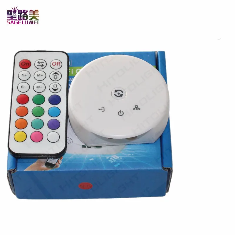 Светодиодный пульт дистанционного управления Wi Fi UFO RGB RGBW Радиочастотный Magic Home