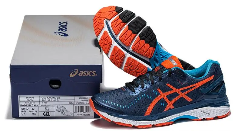 Новая горячая ASICS GEL-KAYANO 23 Asics мужская Подушка стабильность кроссовки ASICS спортивная обувь кроссовки