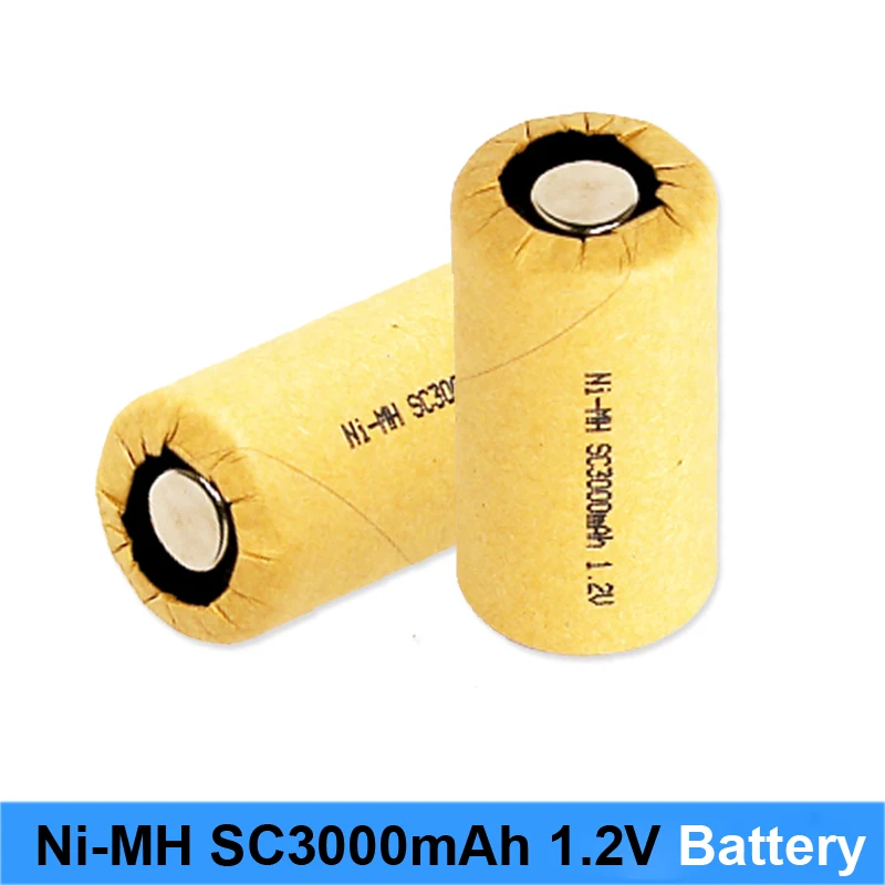 Новый Ni MH CD 1 2 В батарея 3000 мАч 10c 15c высокая мощность перезаряжаемые nimh отвертка и