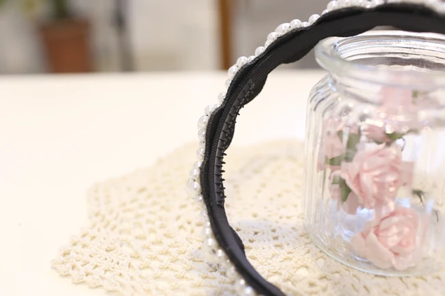 

1pc ins Fashion Royal Pearl Flower Hair Sticks Solid Floral Hairbands Princess Headwear Boutique Hair Accessories