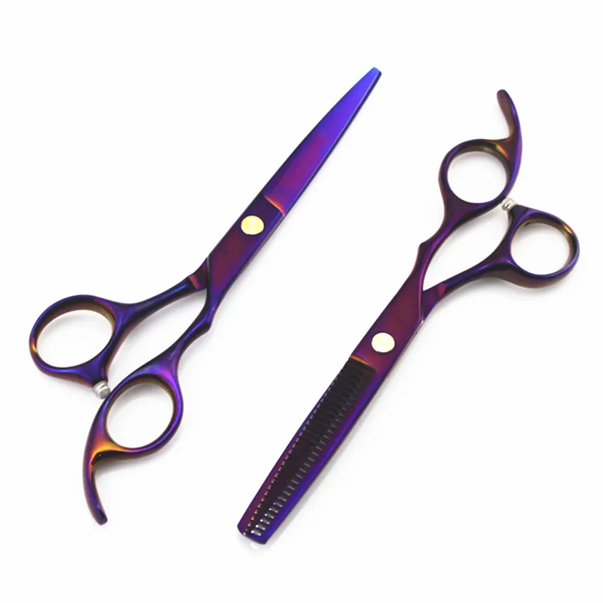 Professional 6 inch japan 440c hair scissors Cutting shears salon scissor thinning sissors barber makas hairdressing | Красота и