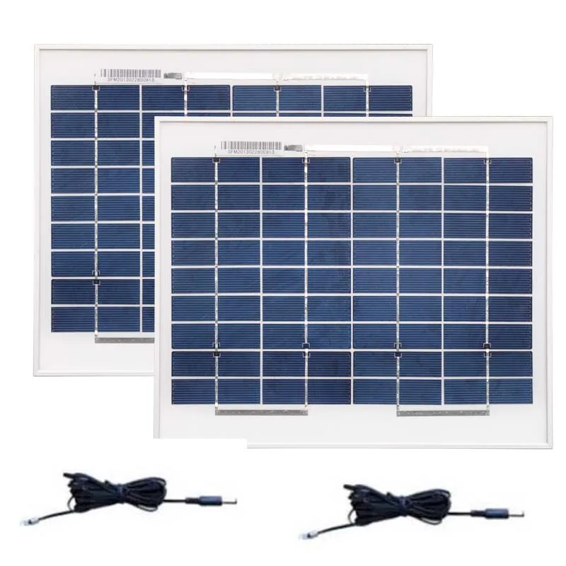 Портативная солнечная панель 12 В 10 Вт 2 шт. кабель Panneau Solaire 20 Вт 24 В комплект солнечных батарей морской яхты лодки Caravan автомобильный лагерь зарядное устройство для телефона - Цвет: solar panel 18v 10w