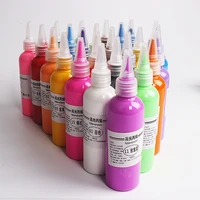 1pc 12 color professional acrylic paints hand painted wall painting textile paint graffiti brightly colored art drawing supplies