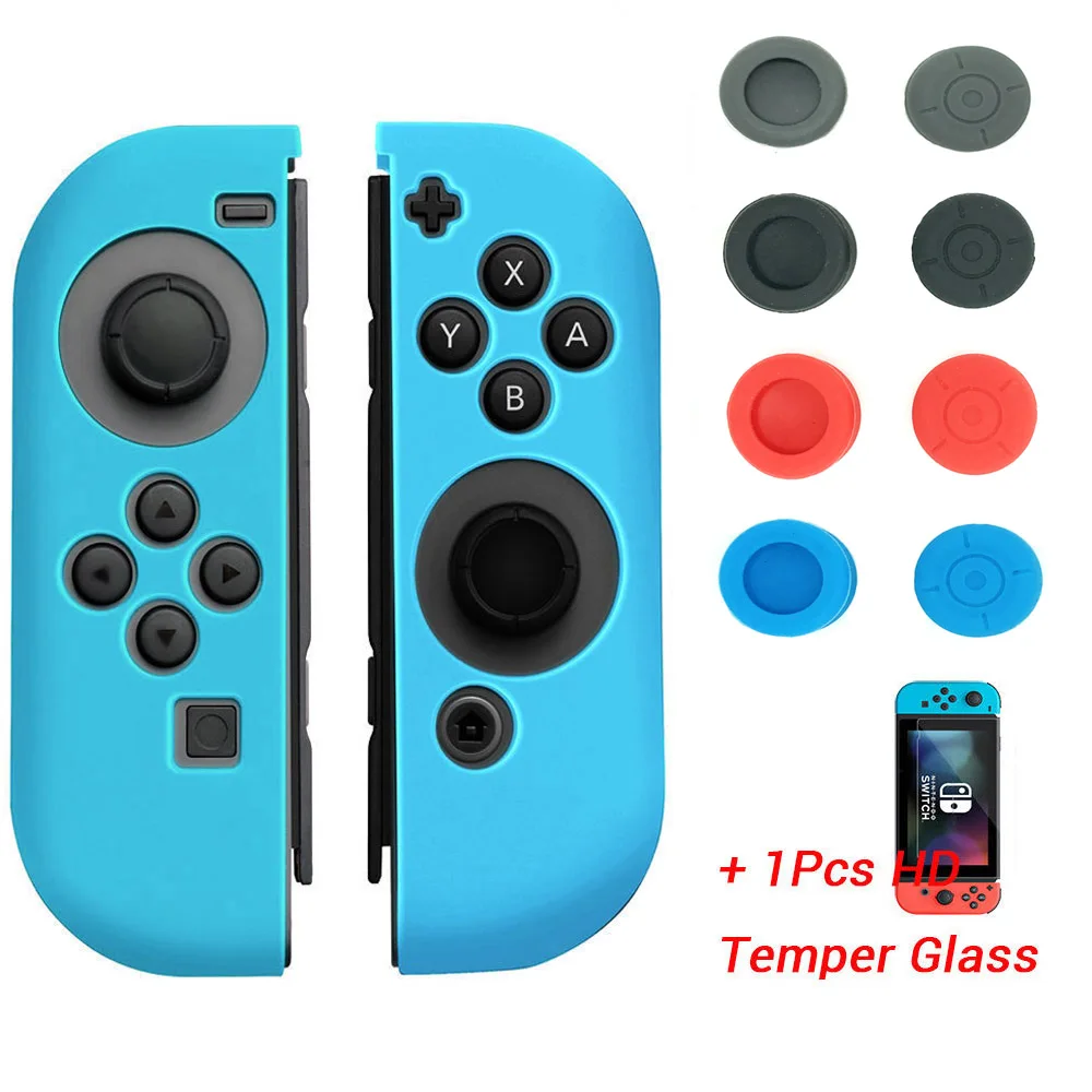 Унив. игровой чехол для PND Switch NS силиконовый защитный + 4 пары захват большого