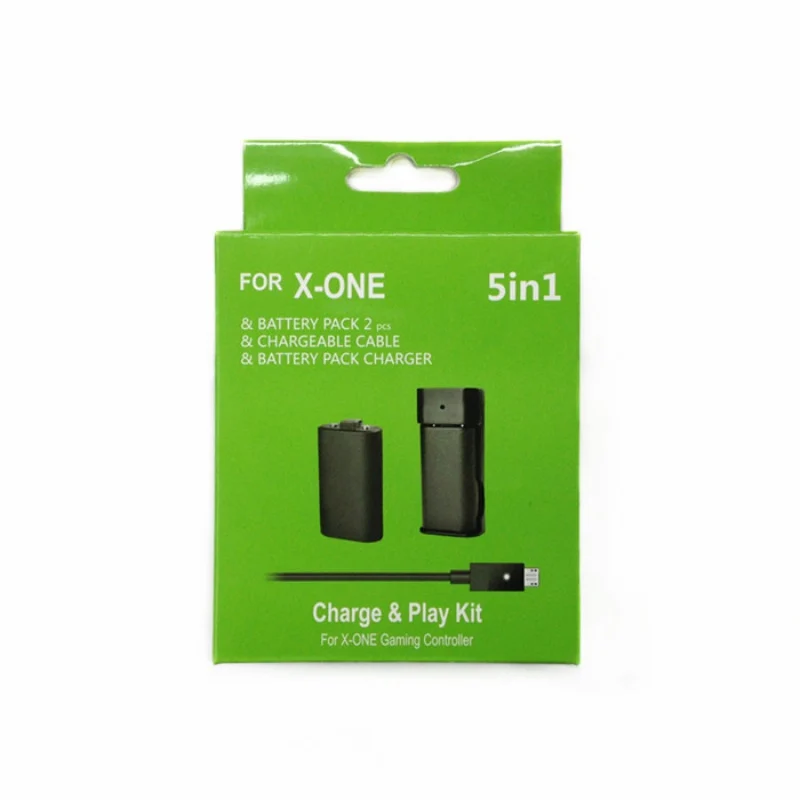 Новый набор аккумуляторов 5 в 1 + док станция для зарядки USB кабель Microsoft Xbox