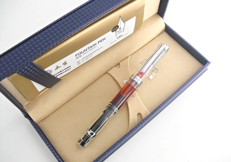 Kup Skrzydła Yong Sheng Yong Sheng 698 14K Złota Stalówka Demonstracja Przezroczyste Pióro Atramentowe Cena Skrzydła Yong Sheng Yong Sheng 698 14K Złota Stalówka Demonstracja Przezroczyste Pióro Atramentowe