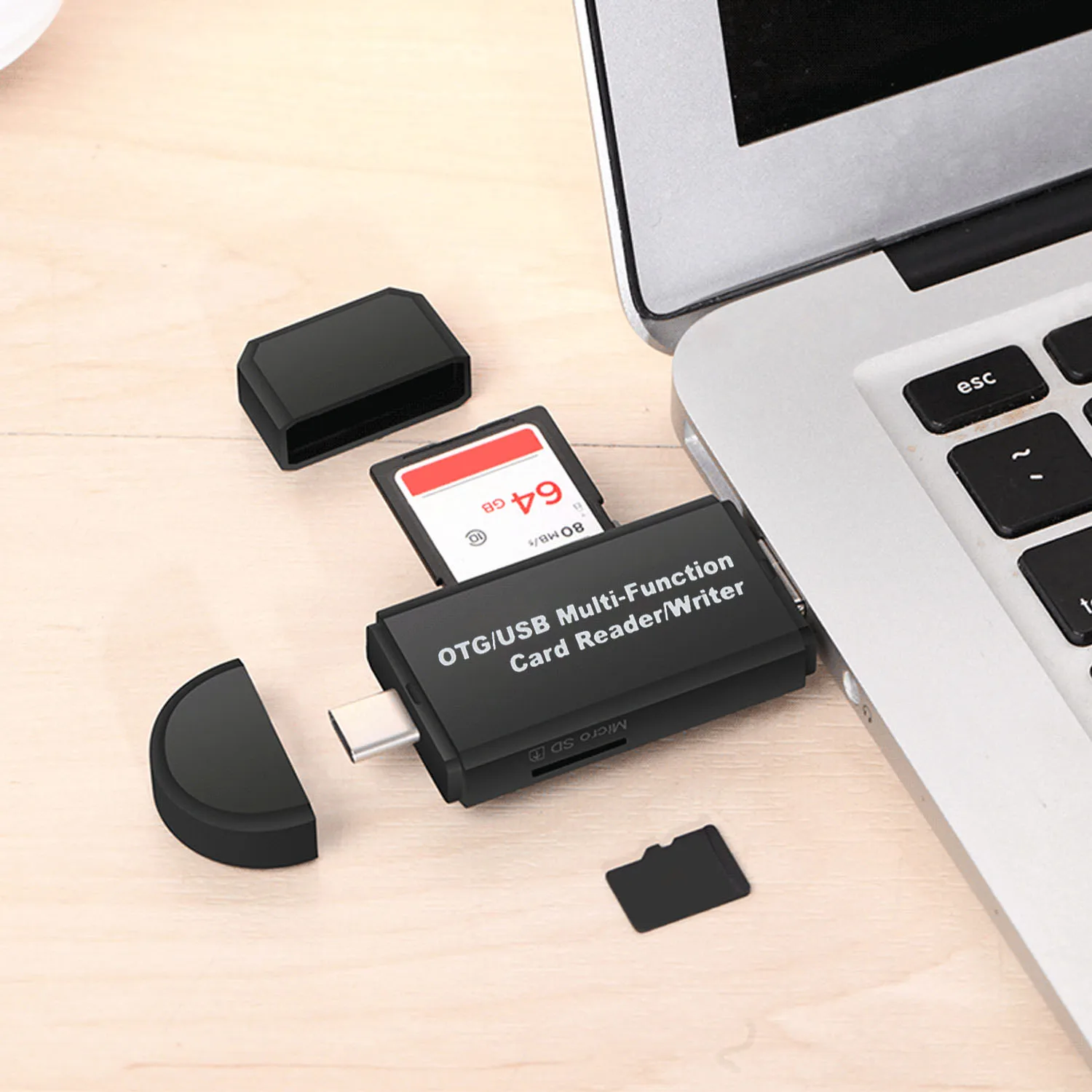 Besegad 2 в 1 TF SD Card Reader Micro USB OTG к 0 разъем адаптера для смартфонов на Android планшеты