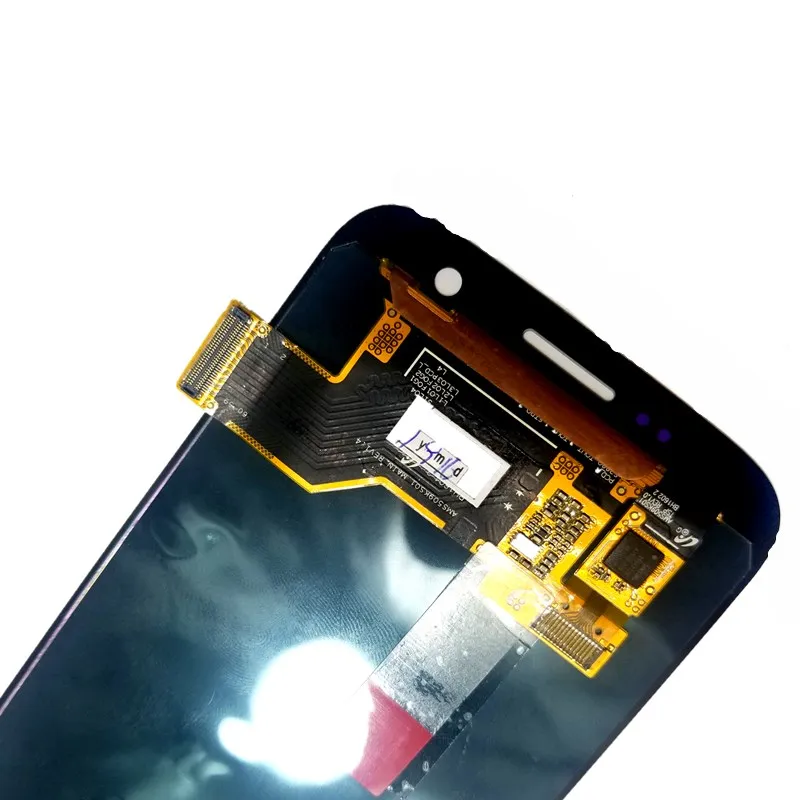 Для samsung Galaxy S7 AMOLED дисплей кодирующий преобразователь сенсорного экрана в сборе запасные части для Galaxy S7 G930 G930F 5," экран