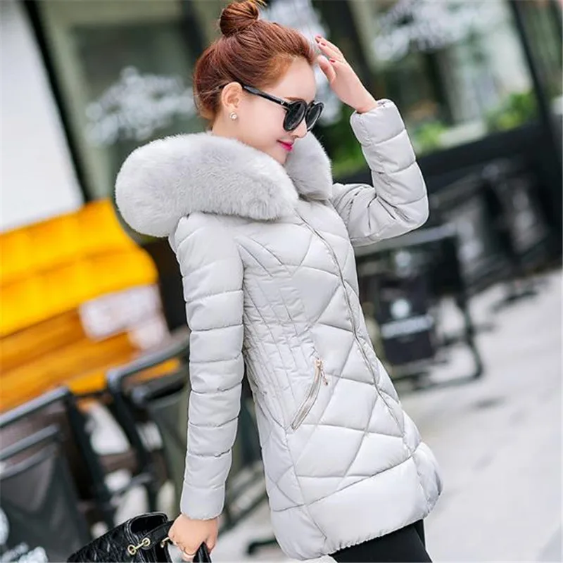 Новинка 2020 зимнее пуховое пальто из хлопка модные элегантные женские зимние