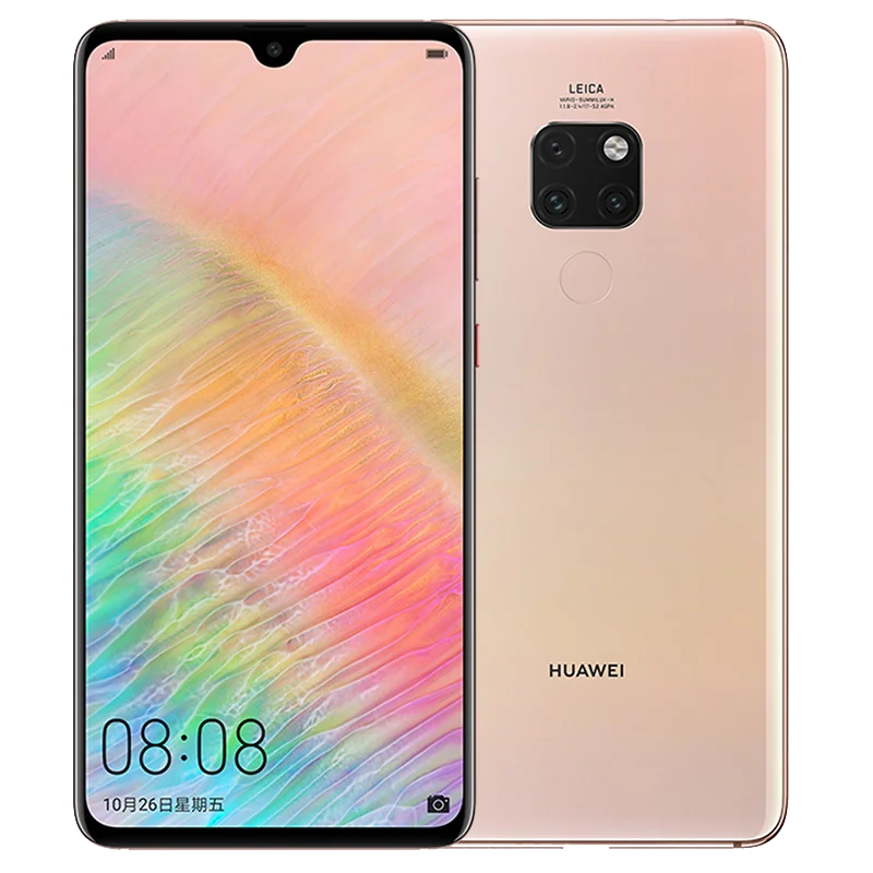 Huawei Mate 20 мобильный телефон 6 53 &quotполный экран 4000 мАч Kirin 980 Восьмиядерный Android 9 NFC