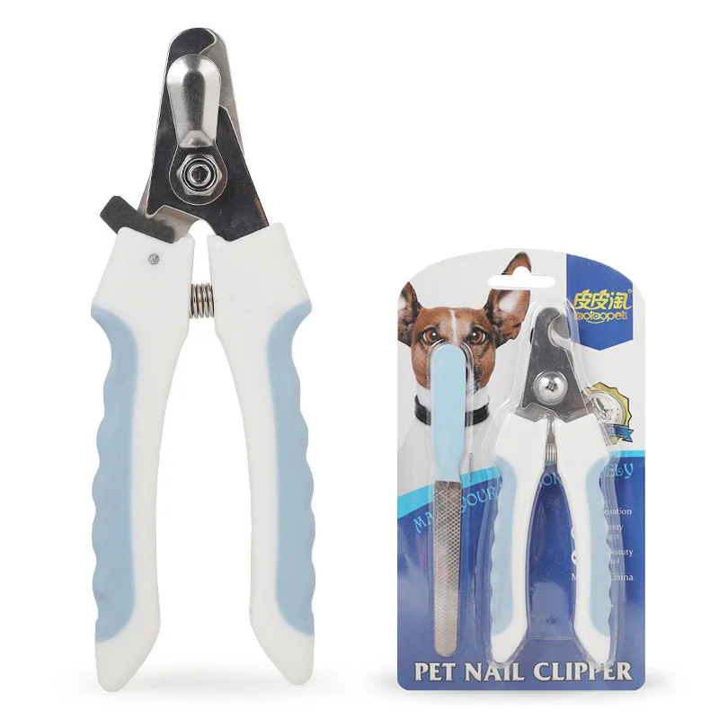 Blue Jcpal 1 шт. ножницы для ногтей для домашних животных из нержавеющей стали маленькие ПЭТ книпсеры для собак с серпом бытовой лак для собачьих когтей инструмент для очистки - Цвет: Blue