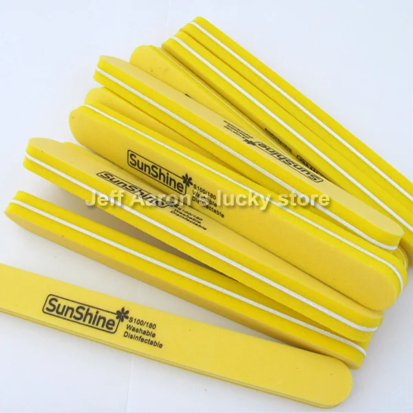 10 шт. желтые губки для дизайна ногтей|polish buffer|buffing sandingsanding block |