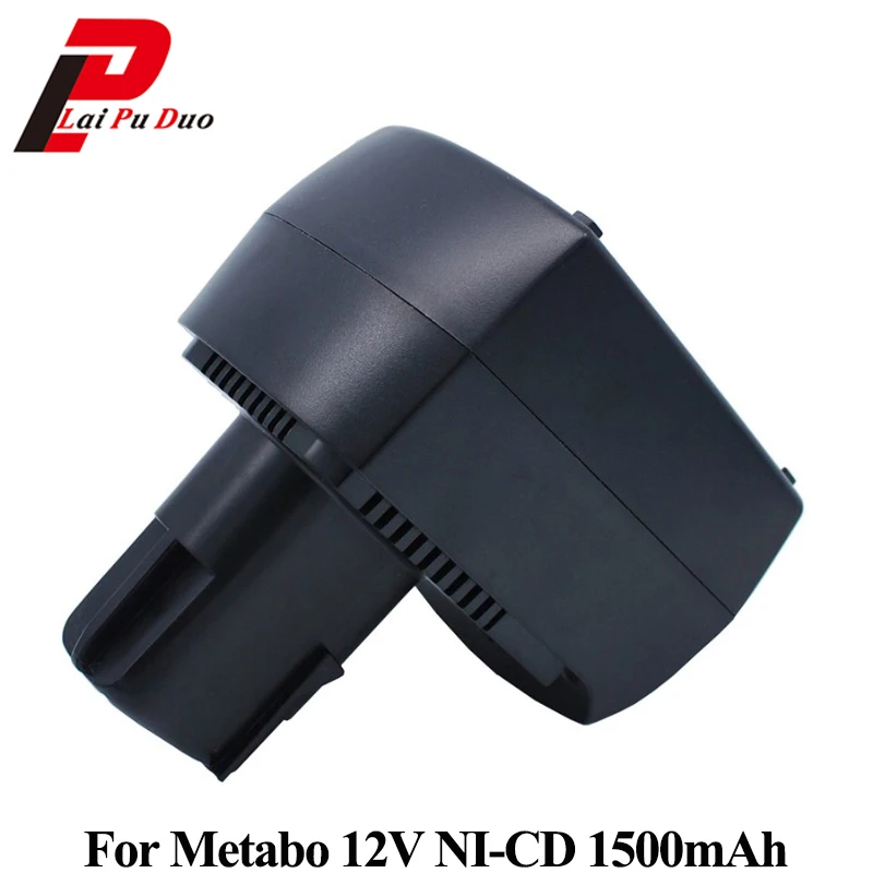 12V 1.5Ah Ni-CD сменный аккумулятор электроинструмента для METABO: 6.02151.50, BZ12SP, BSZ 12, SSP 12, BZ 12 SP, ULA9.6-18