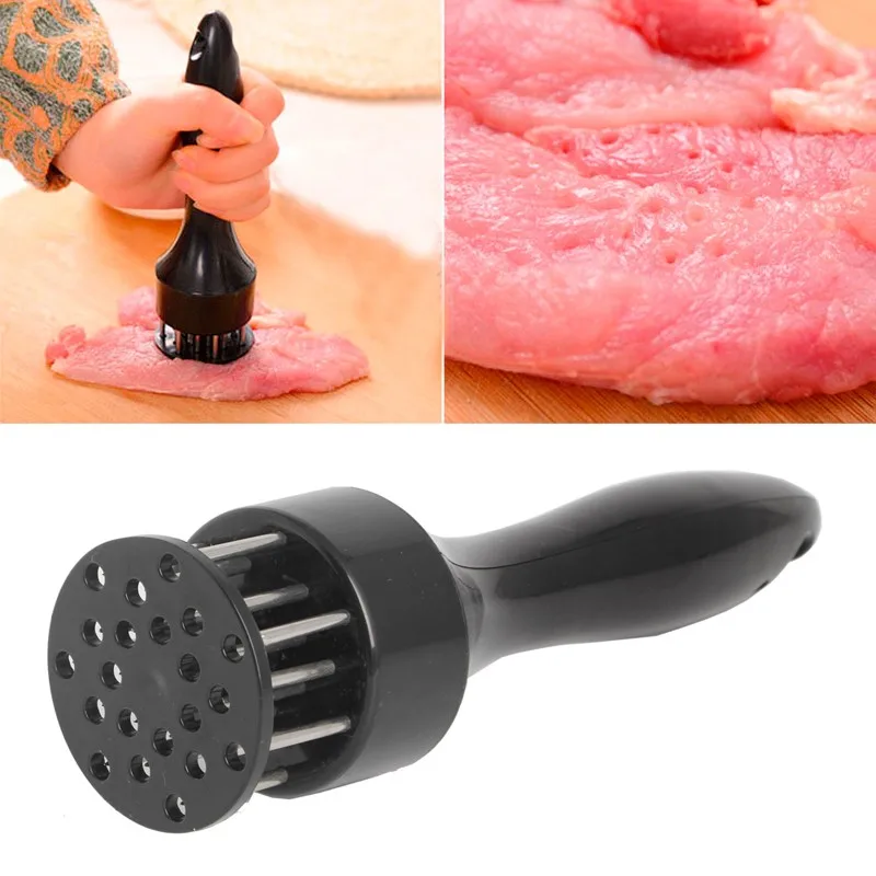 Смягчитель кухонная утварь сталь с 21 иглами для бифов стейков мяса|kitchen meat|steak