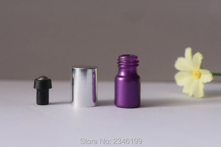 Мини Портативная фиолетовая бутылочка с ароматом 2ML10 0 шт./лот рулон стеклянного