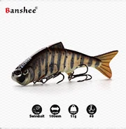 Banshee 168 мм 38 г VMJM05-6.5 жесткая искусственная приманка щука, рыбий глаз, ловля баса, Тонущая приманка, 5 секций, Mulit, соединенная плавающая приманка