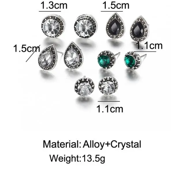 5 пар/уп. разноцветные Bijoux (украшения своими руками) с украшениями в виде
