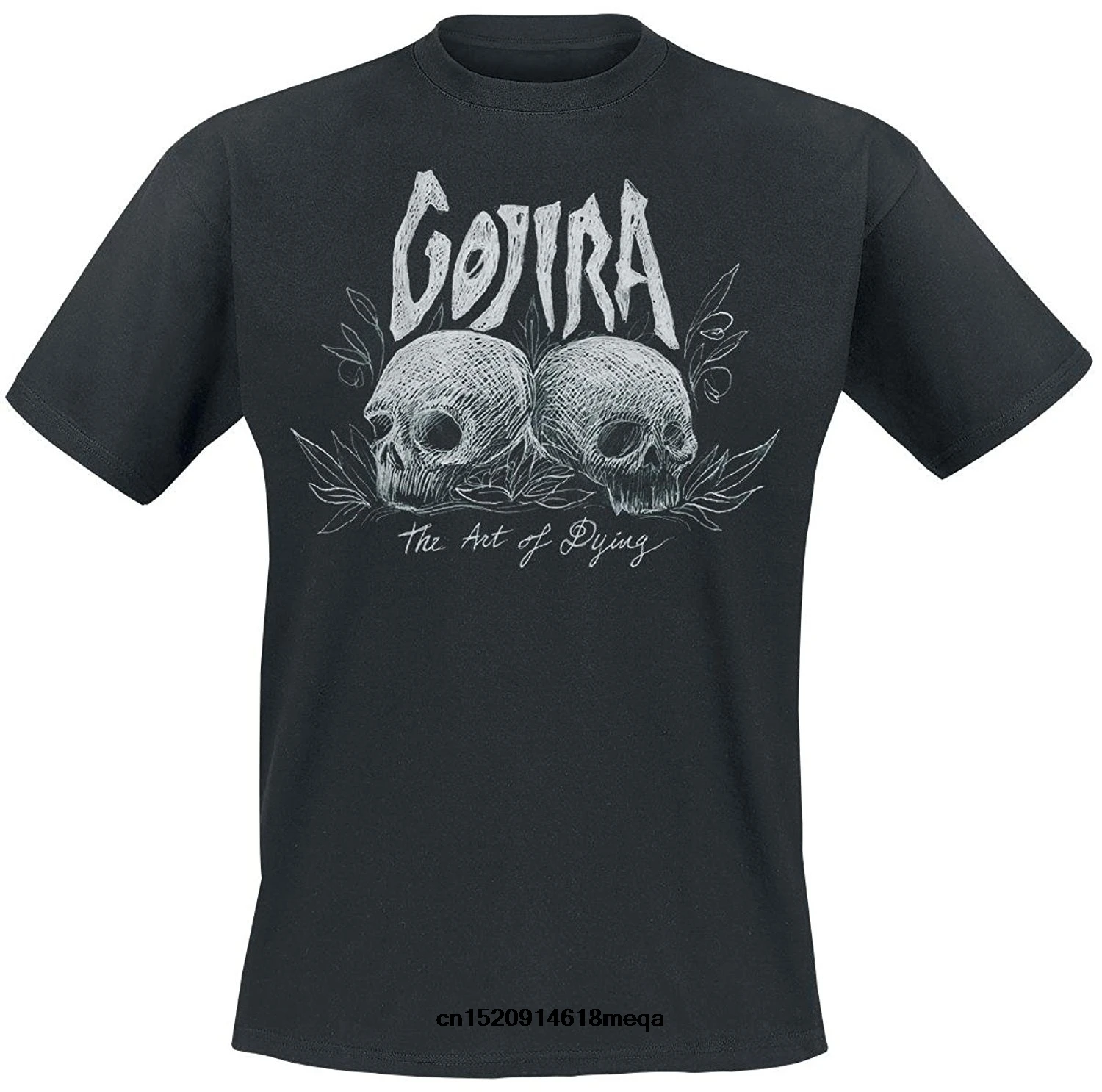 Мужская черная футболка с коротким рукавом Gojira Art of Dying модная футболка|Мужские