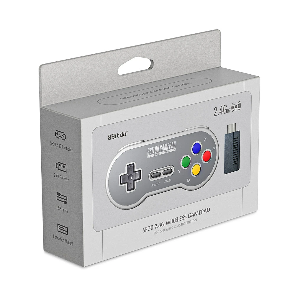 8Bitdo SF30 Wireless Game Controller Classic Joystick Gamepad for Android Smartphone TV Box / Windows macOS PC | Электроника