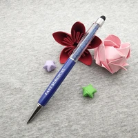 screen touch pen imprinted with your logoemailtelephonewebsite by laser best festival gifts 40pcs a lot 10 colors logo pen