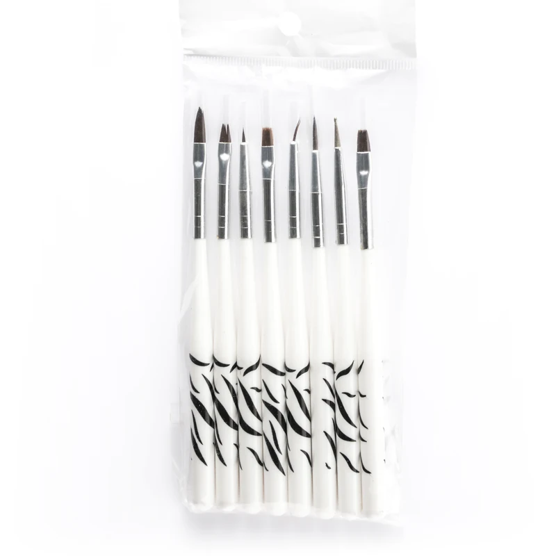 Набор кистей для дизайна ногтей набор УФ геля 8 шт./компл.|nail art brush set|art setnail |
