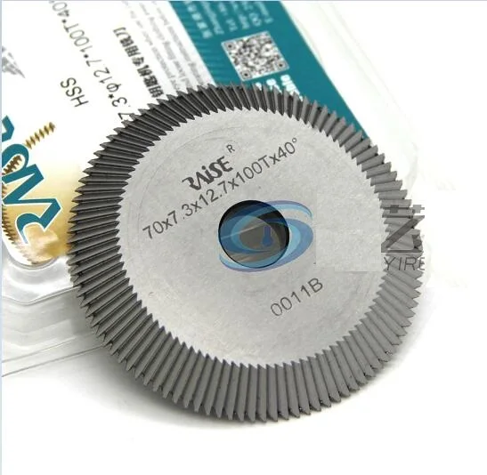 0011BC.C Double fase tungsten key cutter saw blade 70x7.3x12.7mm 90T blade cutter for key machine100D, 100E, 100E1, 100F, 100G, 101