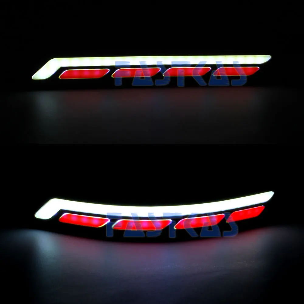 Светодиодный дневный ходовой светильник DRL 100% водонепроницаемый белый красный