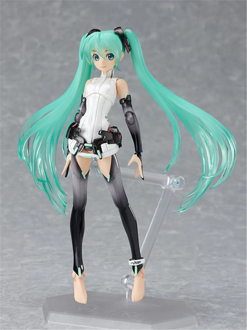 Хит продаж Аниме Vocaloid Hatsune Miku Figma ПВХ 5 дюймов коллекция хобби передвижная кукла