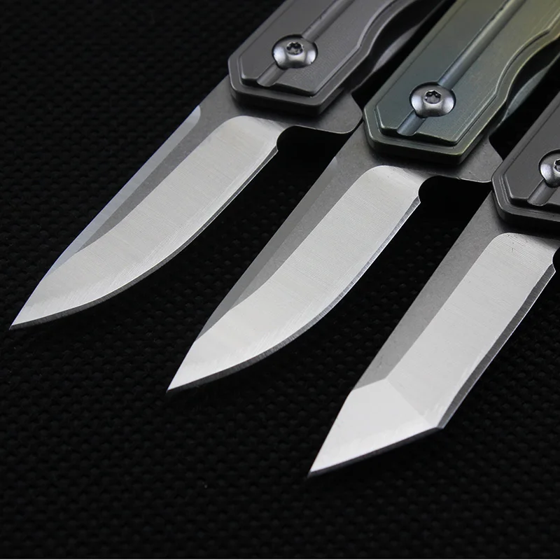 Samsend Sharp commander складной нож titanium сплав D2 сталь многофункциональный для кемпинга