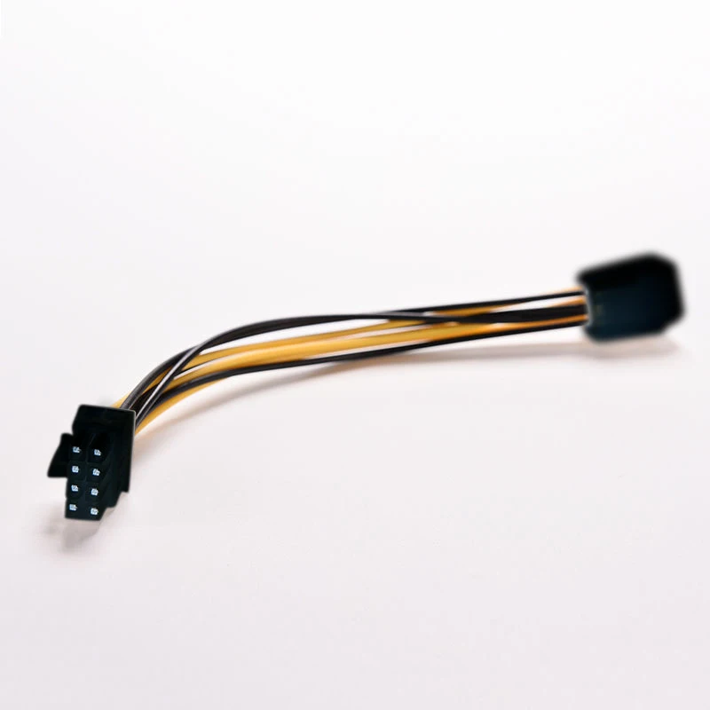 1PC 6 Pin Feamle to 8 Male PCI Express Power Converter Cable CPU Video Graphics Card 6Pin 8Pin PCIE | Компьютеры и офис